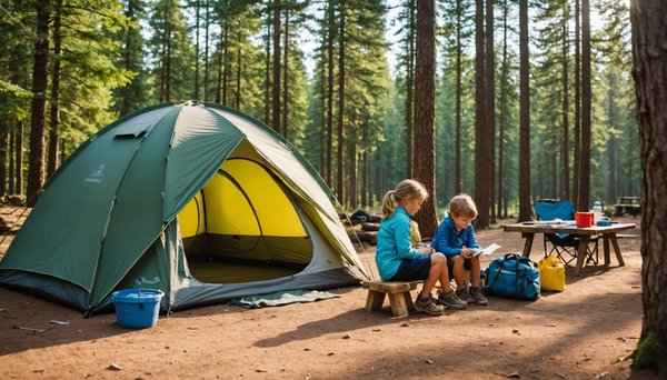 Les meilleures destinations pour des activités de camping en famille