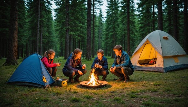 Quels jeux et animations conviennent à un camping avec enfants ?
