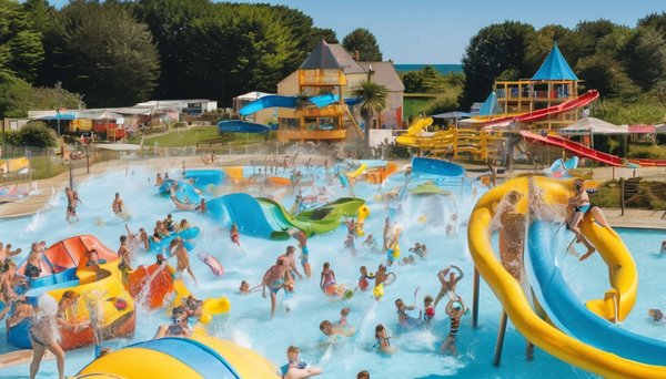 Vacances actives en bretagne sud : le plus d'un parc aquatique au camping